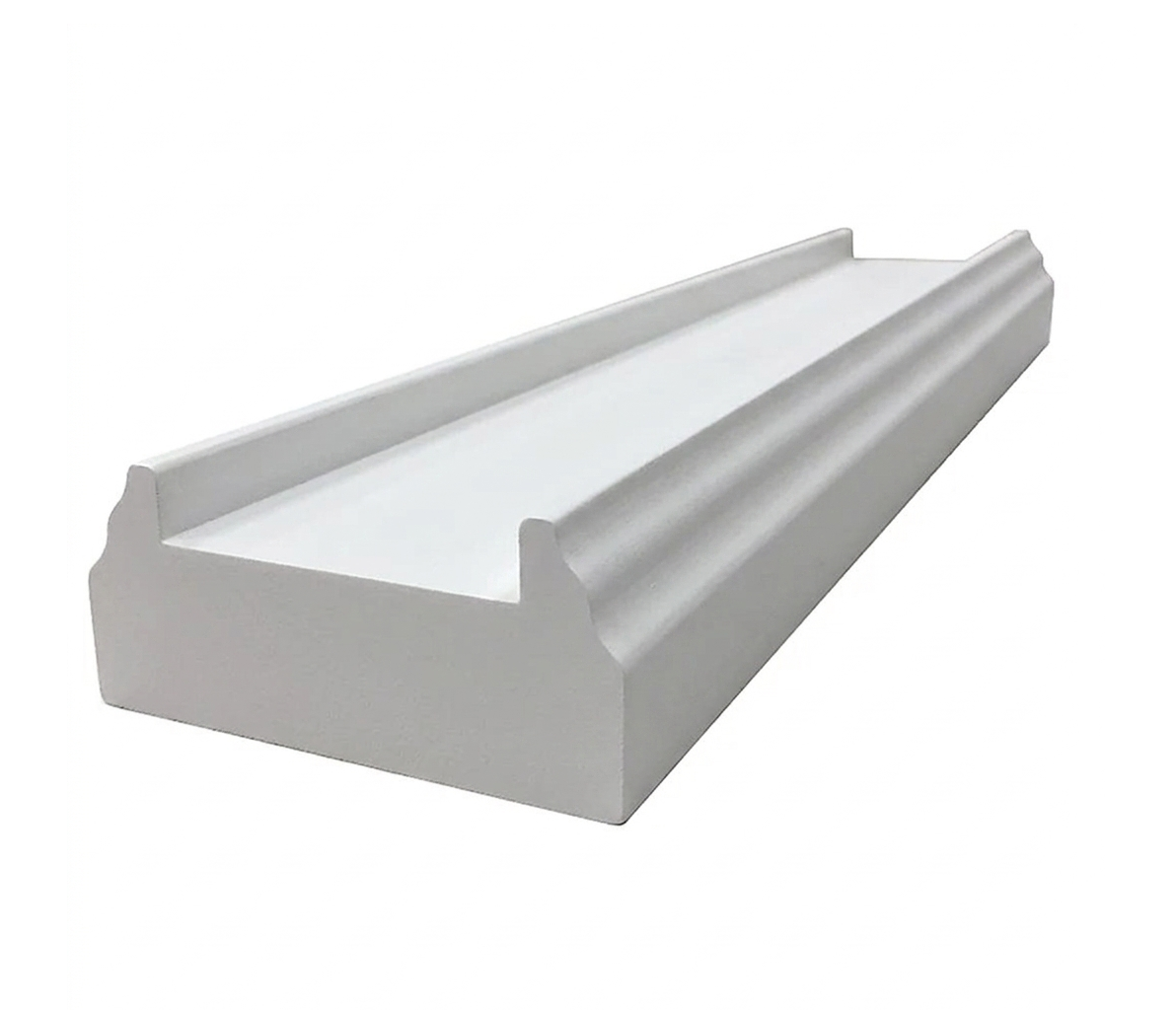 41mm White Primed Baserail